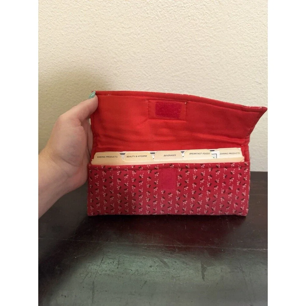 Vintage Quilted Coupon Holder Clutch
